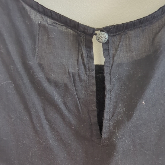 Maeve Black Eyelet Blouse - Picture 6 of 7